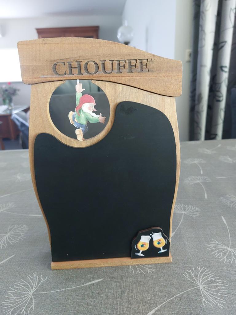La chouffe kader voor op tafel, Ophalen of Verzenden, Nieuw, Overige typen, Overige merken
