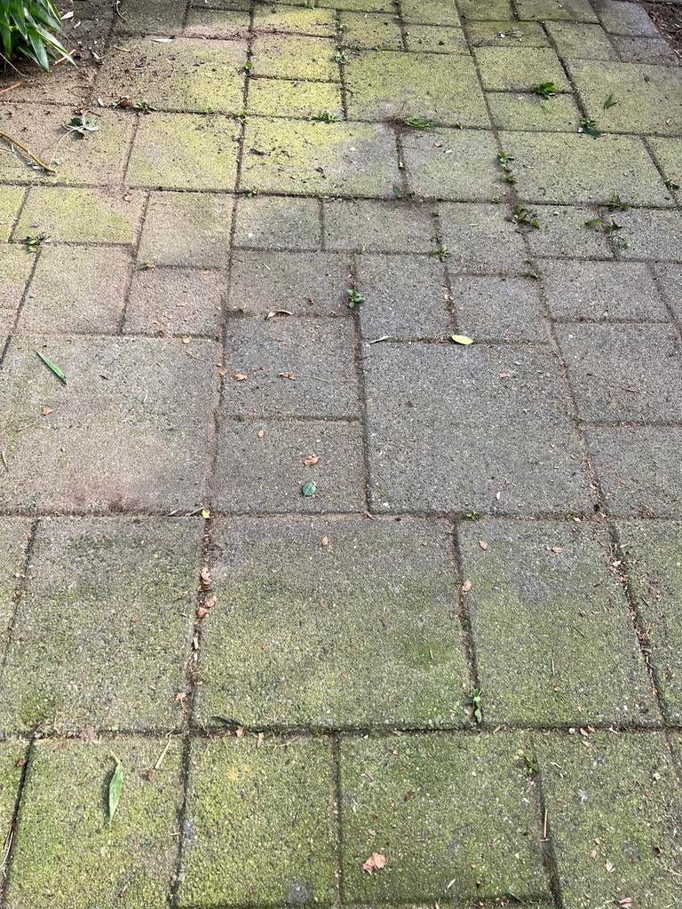 Ca 10/15 m2 tegel gratis op te halen, Ophalen, Zo goed als nieuw, Beton, Terrastegels