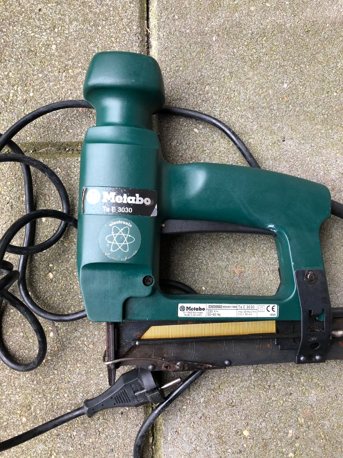 Metabo tacker taE 3030 nietmachine, Ophalen of Verzenden, Zo goed als nieuw