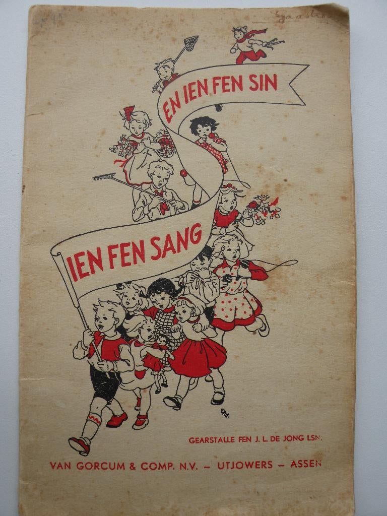1942: Ien fen sang en ien fen sin. Friese liedjes/versjes, Ophalen of Verzenden, Gelezen, Artiest