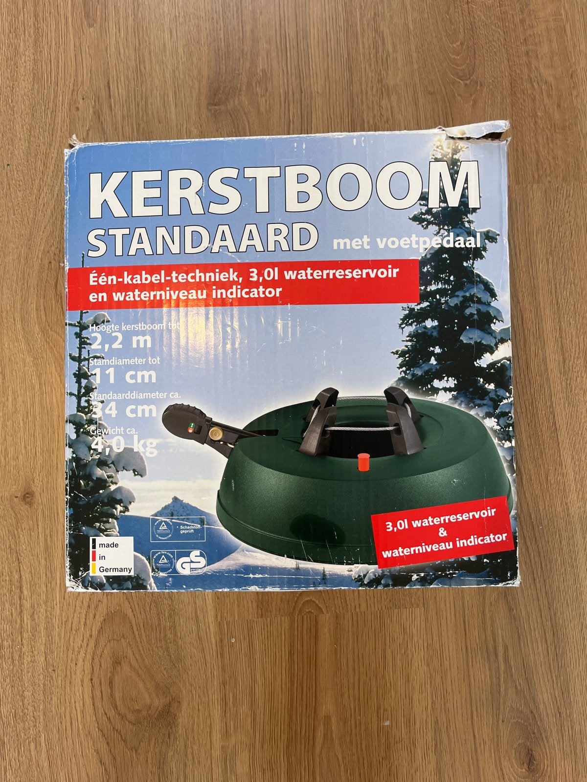Kerstboom standaard, Ophalen, Gebruikt