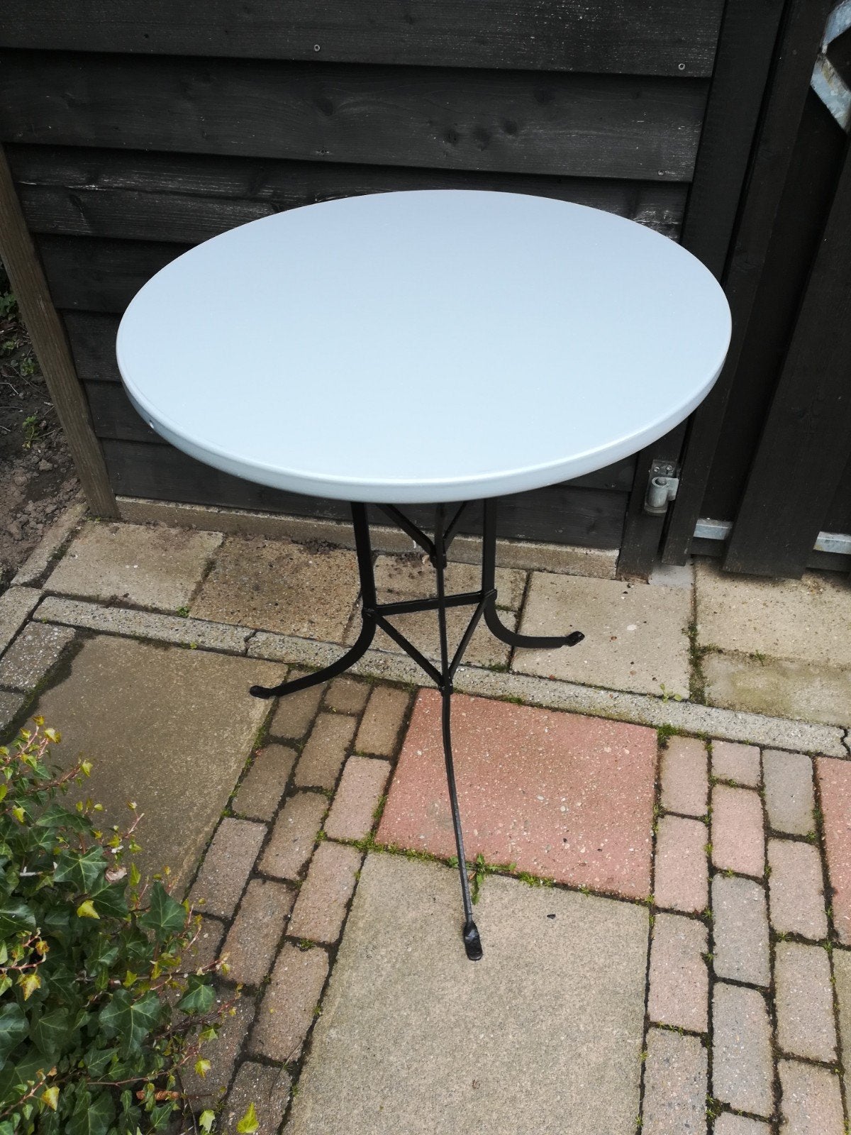 Bistro tuin tafeltje, Ophalen, Gebruikt, Rond, Metaal