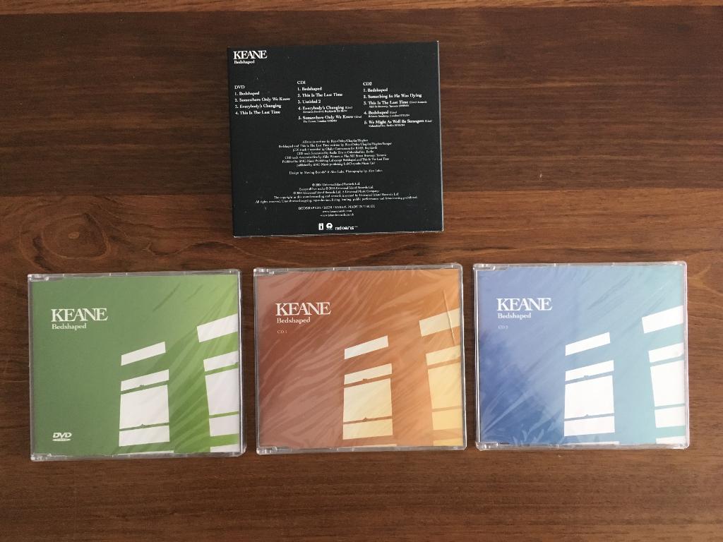 2Cd+Dvd Single Set Keane Bedshaped Complete with Box NIEUW, Maxi-single, Ophalen of Verzenden, 2 t/m 5 singles, Pop