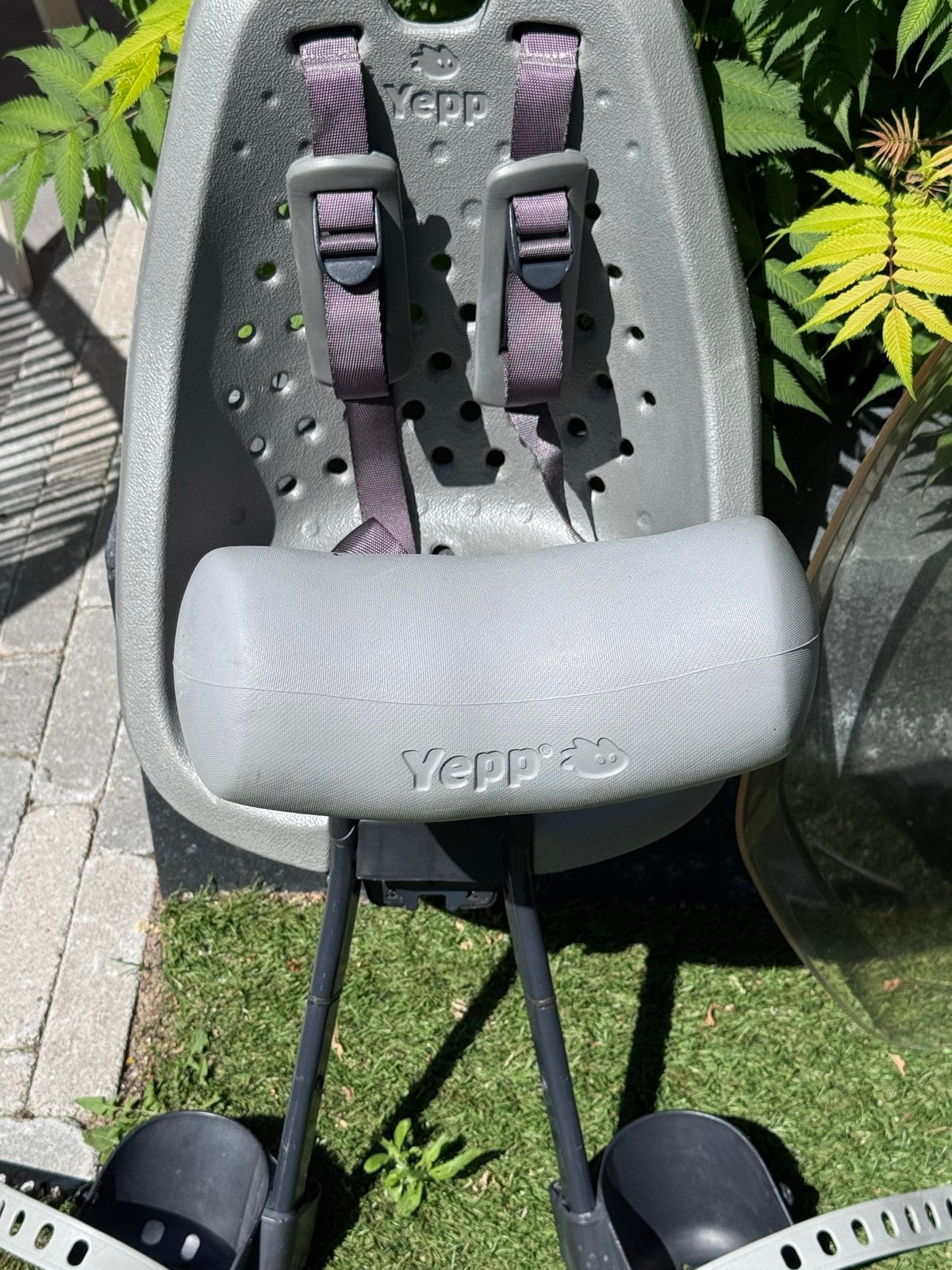 Yepp fietsstoeltje voorop met windscherm, Fietsen en Brommers, Fietsaccessoires | Fietsstoeltjes, Ophalen, Voorzitje, 0 t/m 13 kg