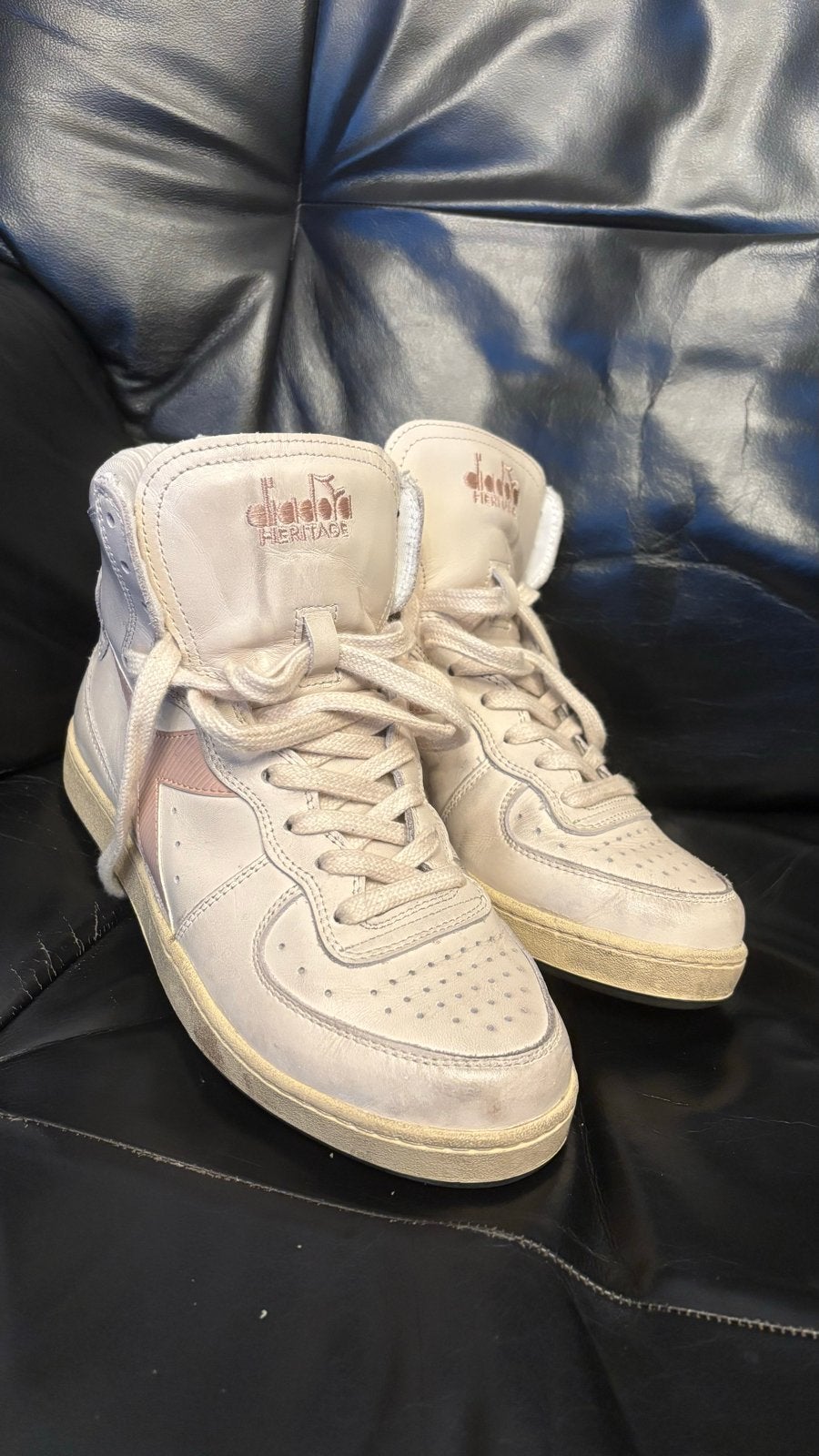 Diadora Heritage Sneakers Maat 39, Ophalen of Verzenden, Gedragen, Wit, Sneakers of Gympen