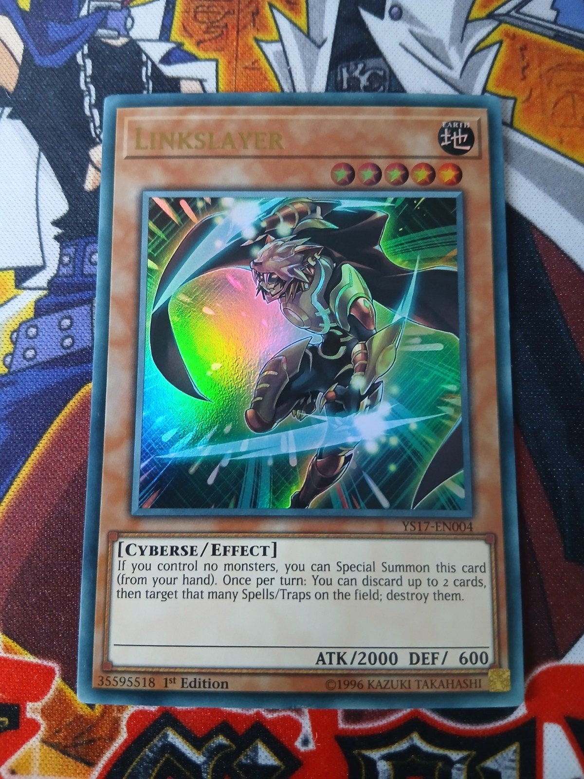Linkslayer - Ultra Rare YS17 - Yu-Gi-Oh, Ophalen of Verzenden, Zo goed als nieuw, Foil