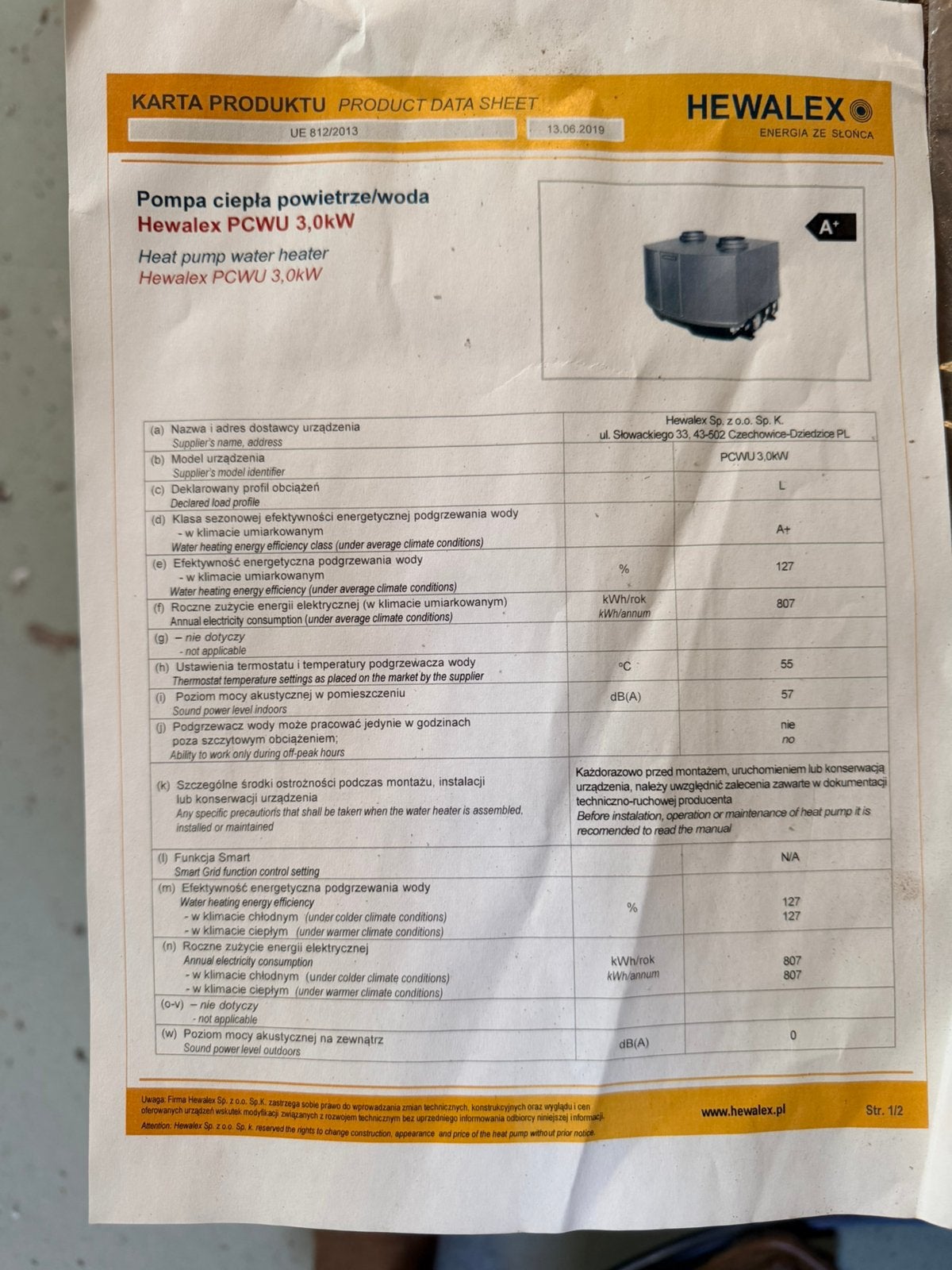 Nieuw Warmtepomp tapwater, Verwarmen, Nieuw, 3 snelheden of meer, Ophalen of Verzenden