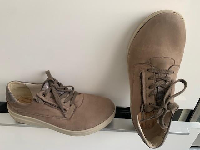 Hartjes comfortabel nubbuck sneakers Mt 8 M UNISEX!, Verzenden, Hartjes, Grijs, Sneakers of Gympen