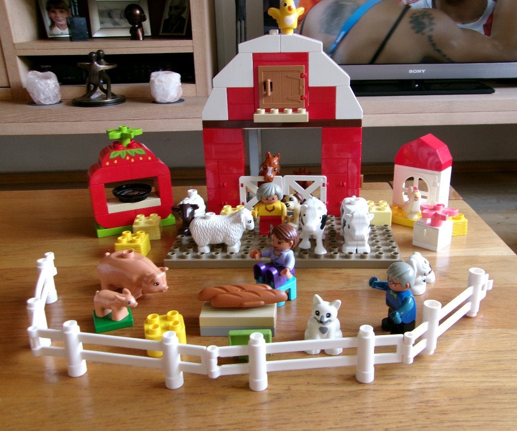 Duplo Lego. Boerderij, Kinderen en Baby's, Ophalen of Verzenden, Gebruikt, Overige typen, Duplo