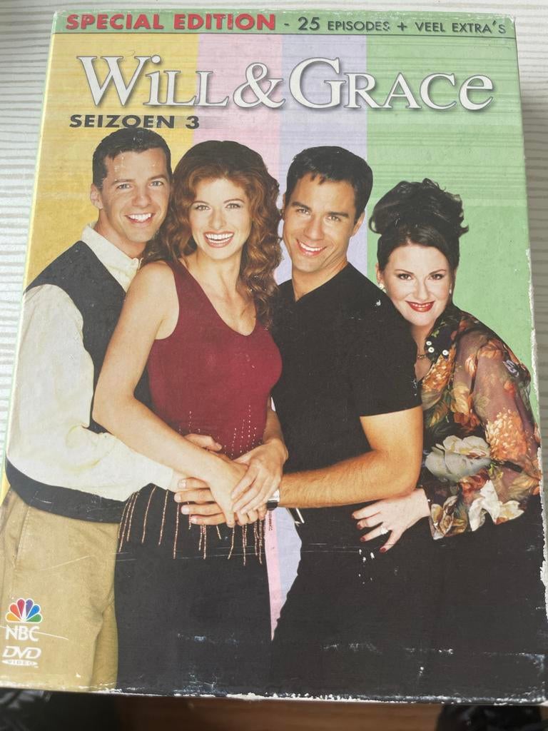 Will & Grace - Seizoen 3 DVD (Special Edition), Alle leeftijden, Ophalen of Verzenden, Gebruikt, Komedie