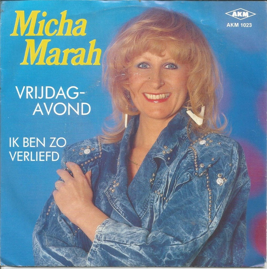 Micha Marah – Vrijdagavond (1987), Fotohoes, 7 inch, 1980 - 1989, Ophalen of Verzenden