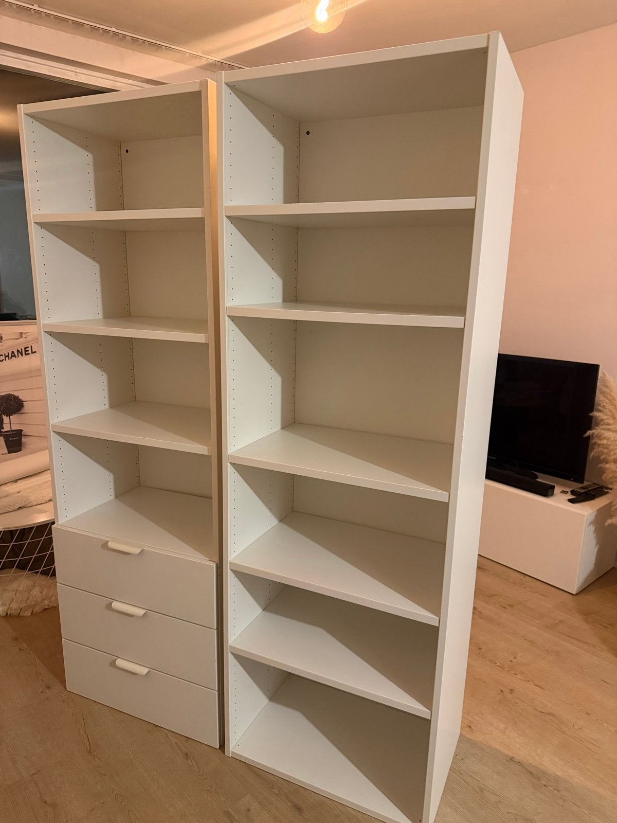 IKEA Platsa Kasten - 2x 60x180x40 cm, Ophalen, 50 tot 100 cm, Zo goed als nieuw, Met lade(s)