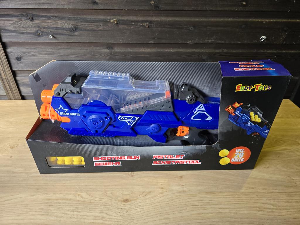 Eddy Toys Blaze Storm Schietpistool met 20 Ballen, Ophalen of Verzenden, Nieuw, Jongen of Meisje