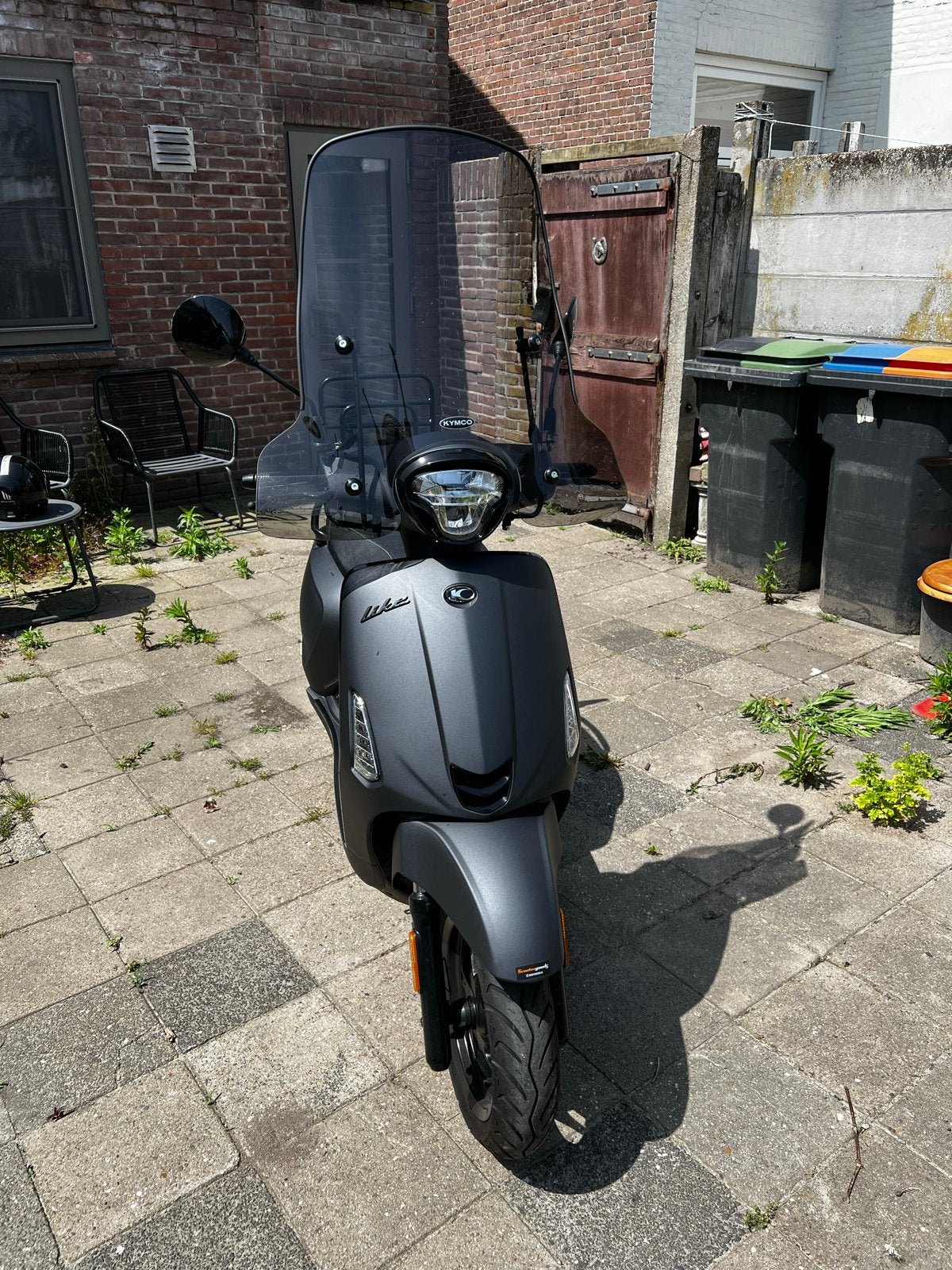 Kymco Like Scooter - Mat Zwart, Zo goed als nieuw, Ophalen, Kymco, Zo goed als nieuw, Benzine