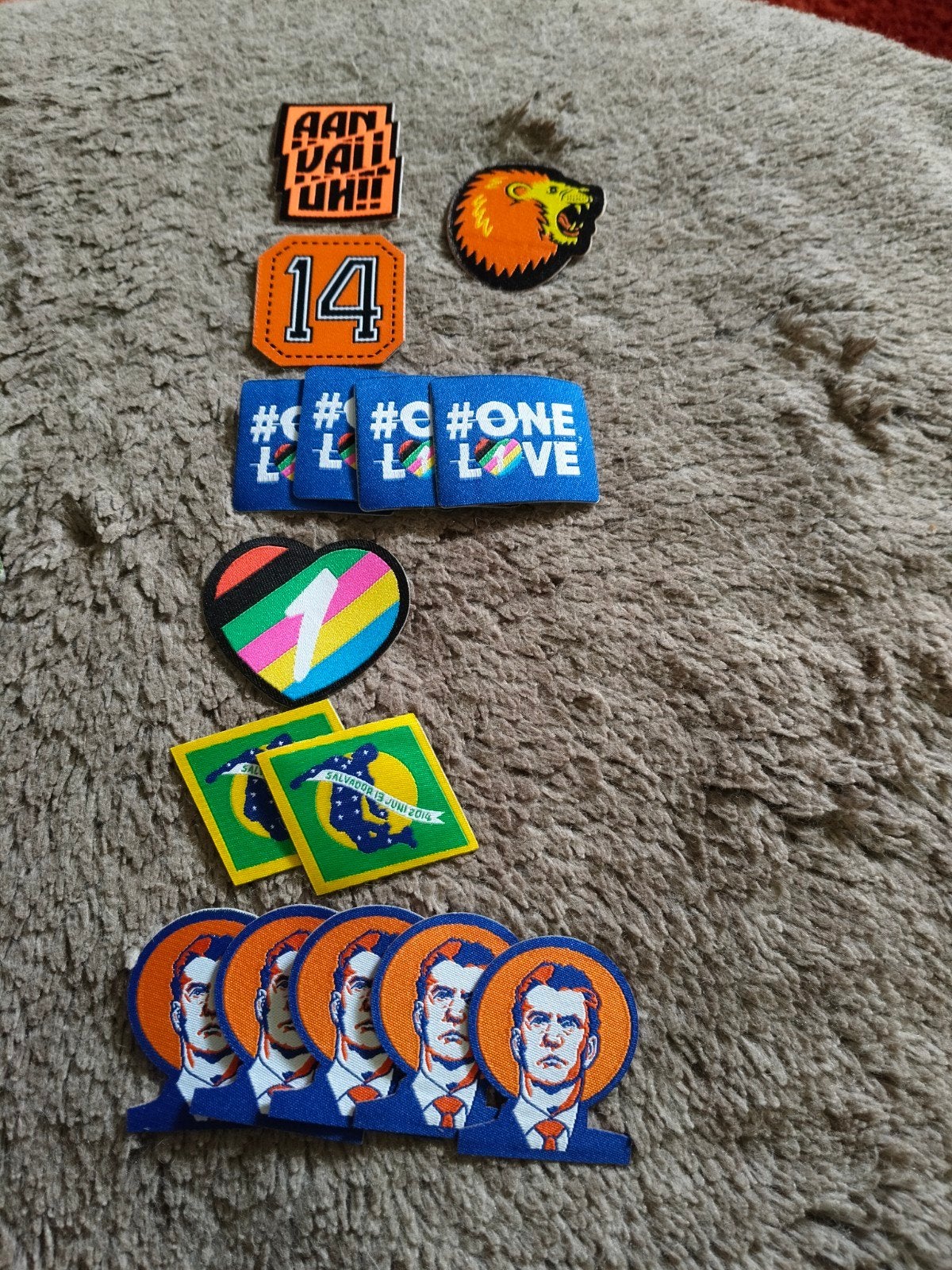 Oranje Patches/ Emblemen, Voetbal, WK 2022., Ophalen of Verzenden, Nieuw