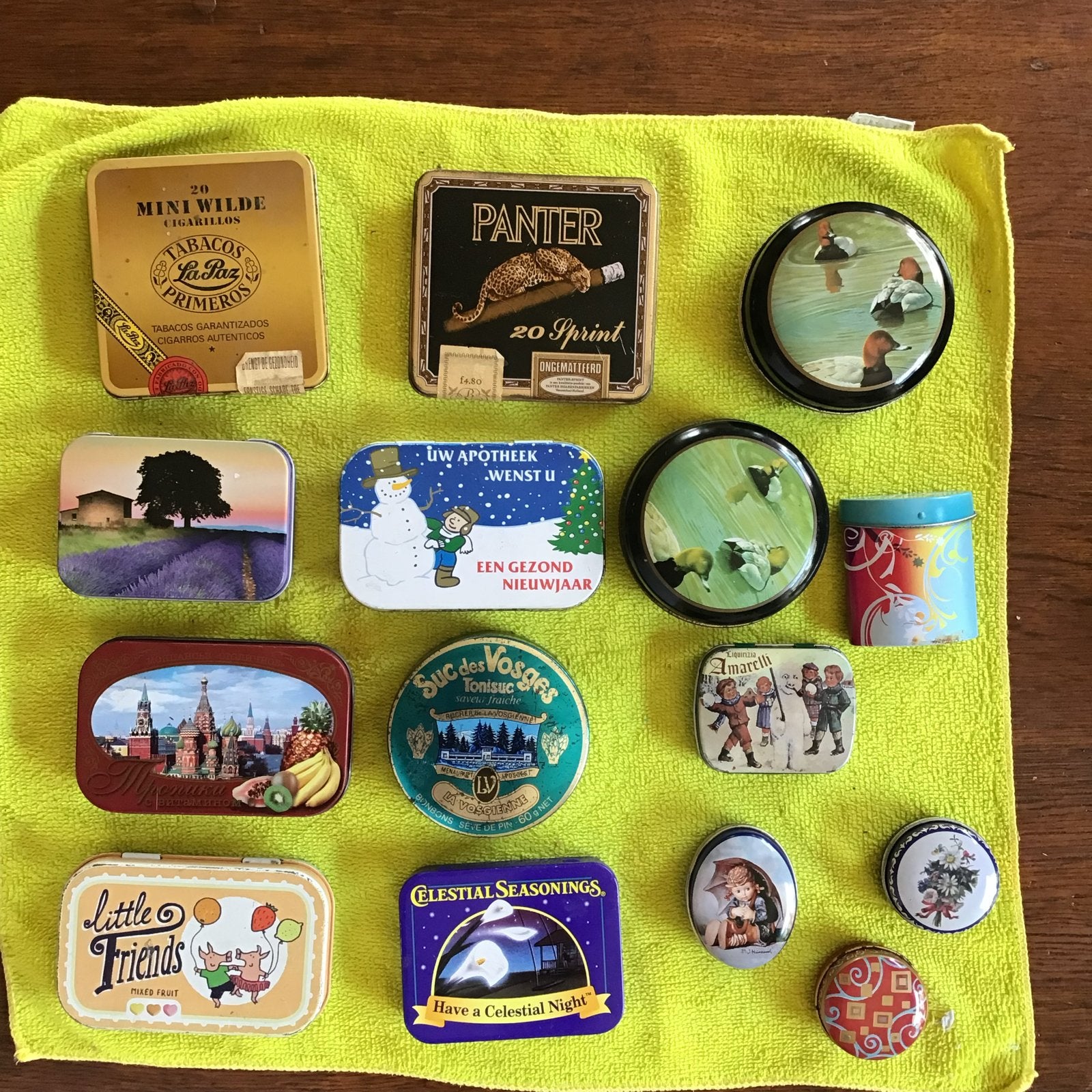 Diverse verzameling blikjes, Ophalen of Verzenden, Gebruikt, Overige, Overige merken