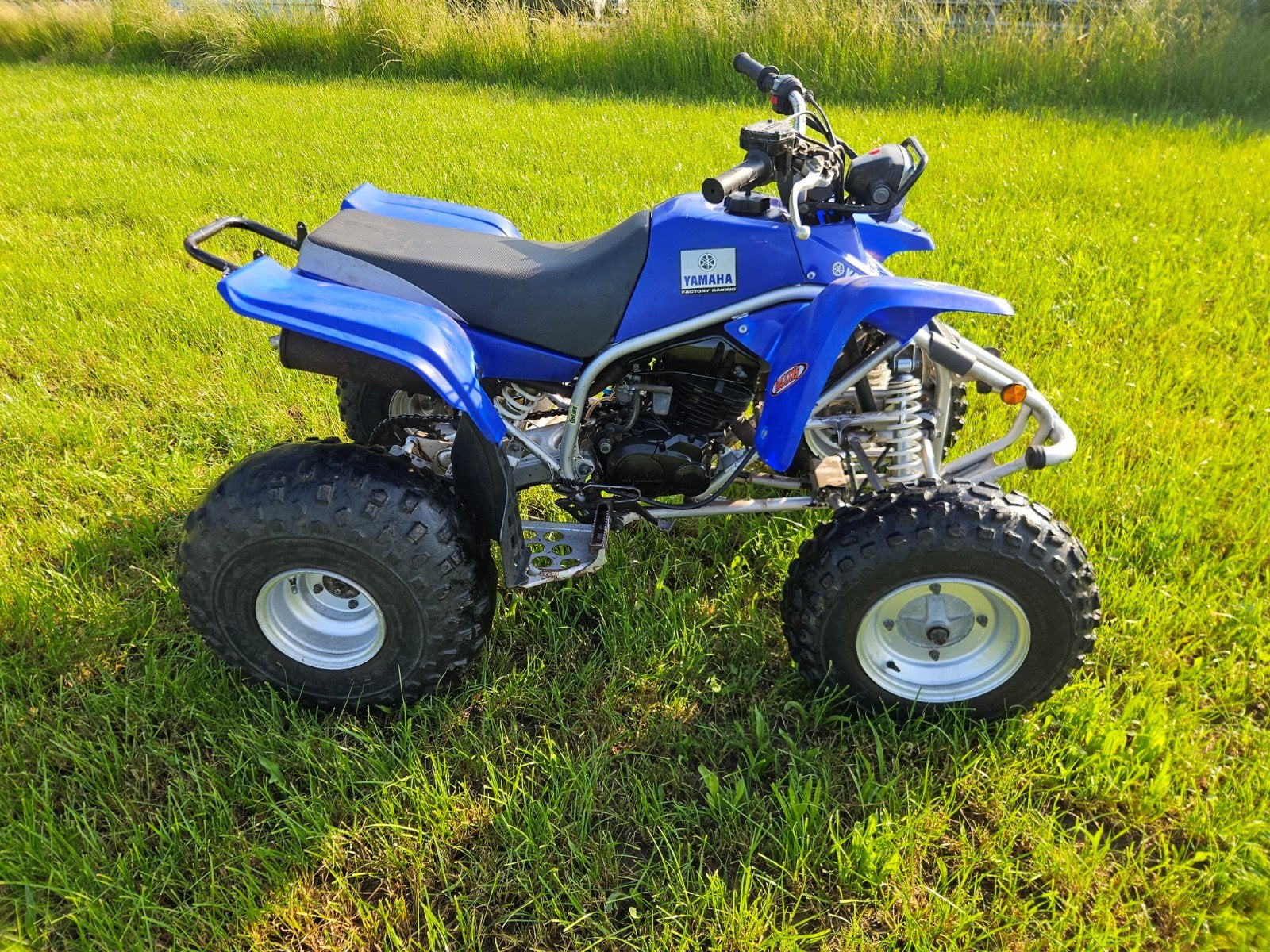 Yamaha blaster met kenteken, Ophalen