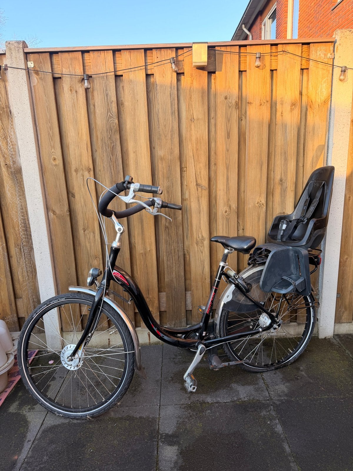 Fijne Sparta Amazone mamafiets met Bobike kinderzitje, Ophalen of Verzenden