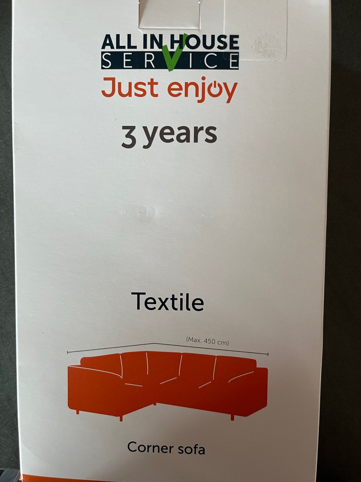 All In House Service Vlekkenkit + Service 3 jaar Hoekbank, Hoekbank, 75 tot 100 cm, Ophalen of Verzenden, Stof