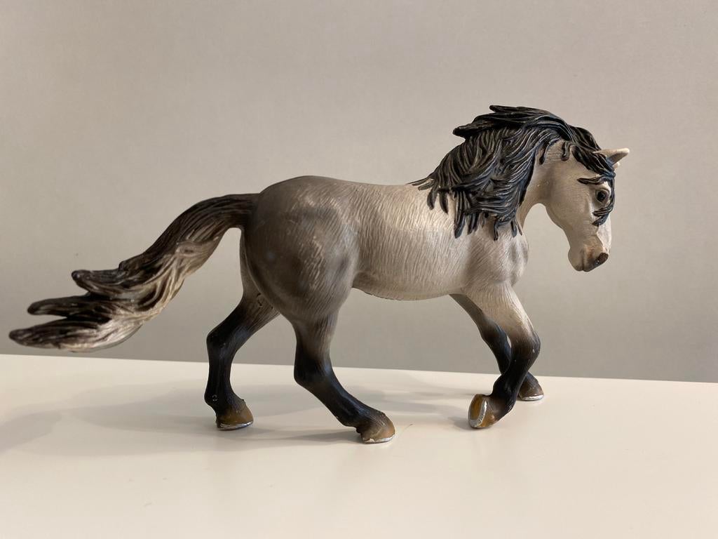 Schleich Andalusiër Hengst ~ 13821, Ophalen of Verzenden, Zo goed als nieuw, Paard, Beeldje of Figuurtje