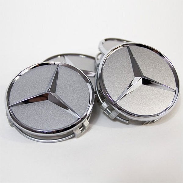 zilver naafdoppen mercedes naafkappen zwart blauw E-klasse C, Auto diversen, Ophalen of Verzenden, Nieuw