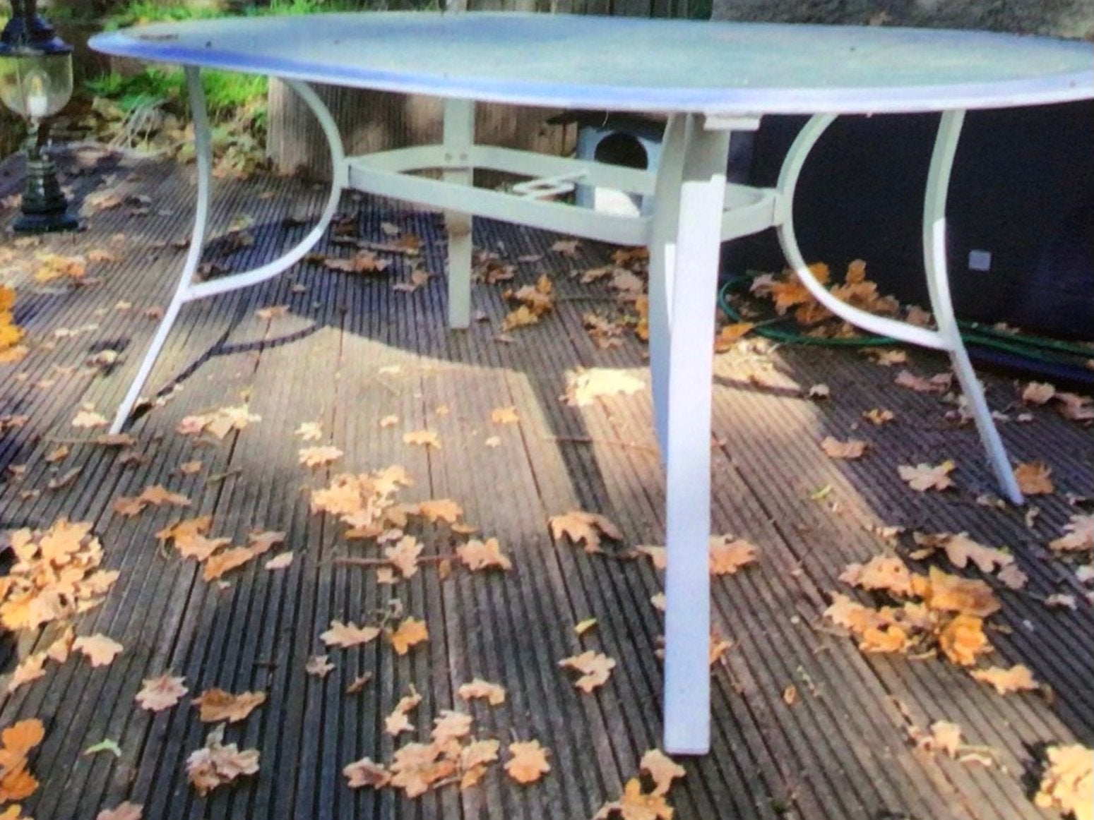 Nette tuintafel, Ophalen, Gebruikt, Ovaal