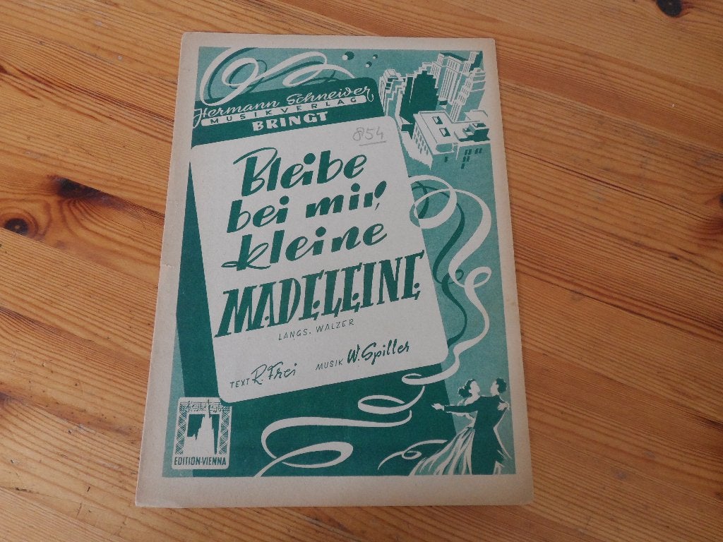 Bleibe bei mir kleine madeleine - spiller / frei, Gebruikt, Gitaar, Ophalen of Verzenden, Artiest of Componist