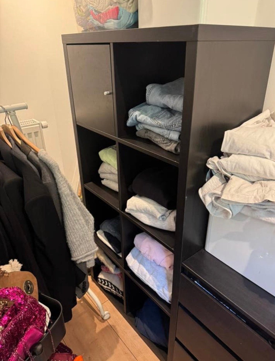 Ikea KALLAX kast 8 vakken, Ophalen, 50 tot 100 cm, Zo goed als nieuw, Minder dan 100 cm