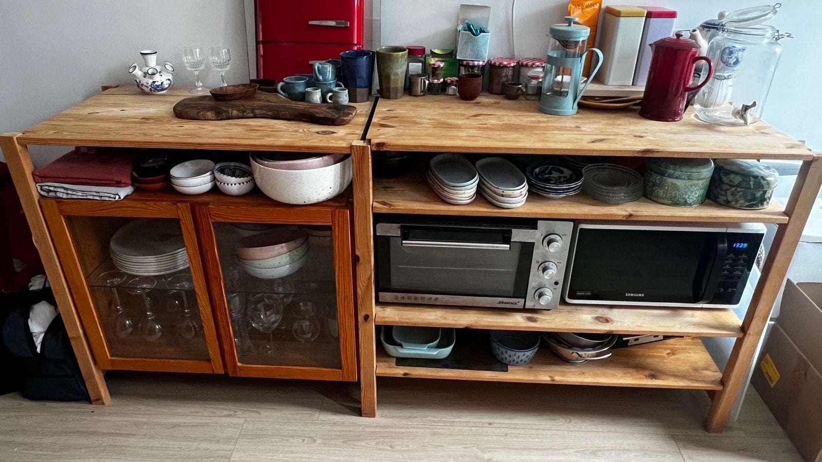 Vintage IKEA ivar (ca 90cm hoog & 1m brede planken), Ophalen, 50 tot 100 cm, Minder dan 100 cm, 25 tot 50 cm
