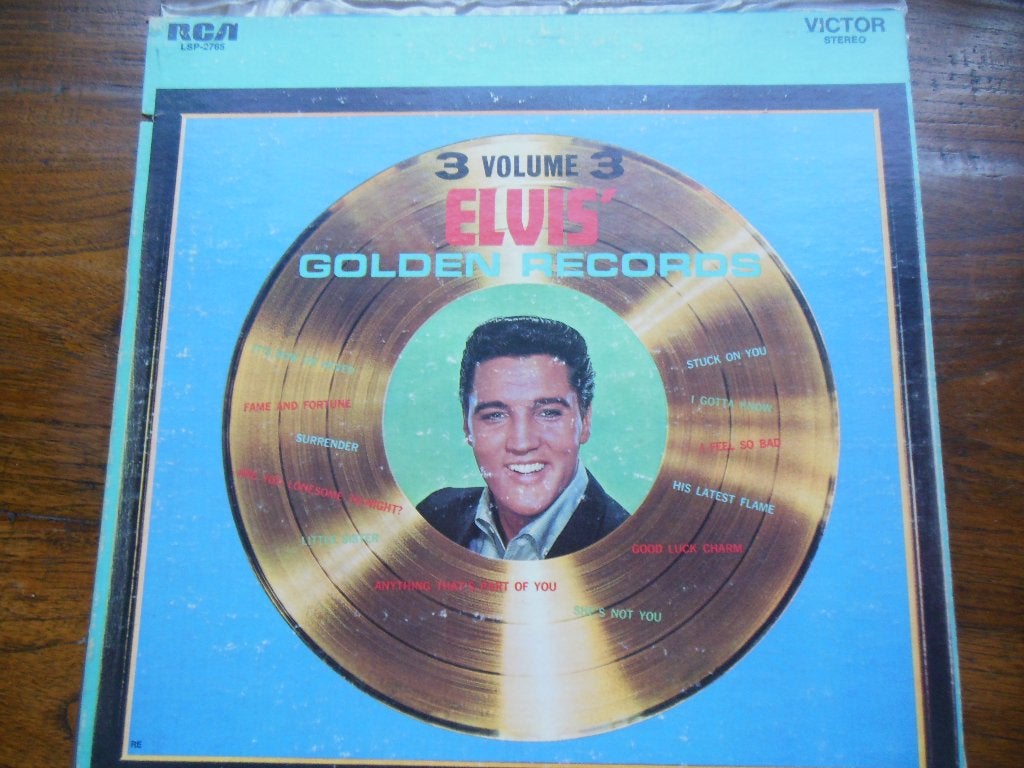 lp rock n roll 3 volume 3 elvis golden records rca victor, LP, Gebruikt, Ophalen of Verzenden, 12 inch