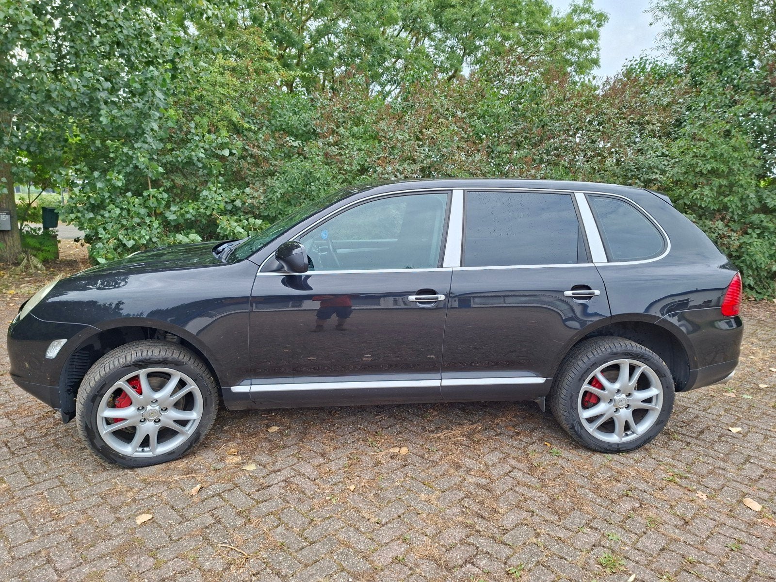 Porsche Cayenne 4.5 Turbo Tiptronic S 2003 Zwart, Auto's, Automaat, Cayenne, 8 cilinders, Zwart