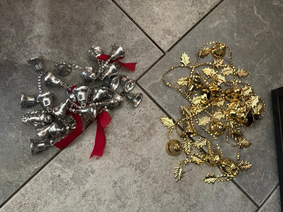 Kerstklokjes slinger, Diversen, Ophalen, Gebruikt