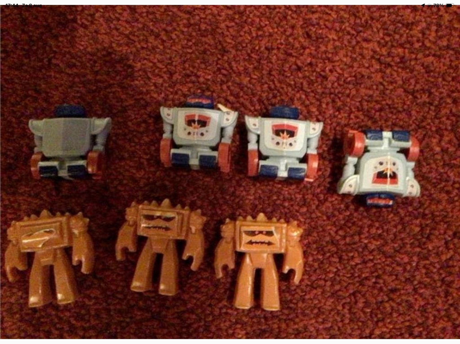 7 Robot Figuurtjes 🌺 voor €3,50, Ophalen of Verzenden