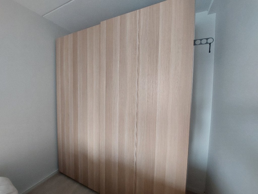 IKEA PAX kledingkast 200x236x58 cm met schuifdeuren, Ophalen, 200 cm of meer, Eikenhout, IKEA PAX