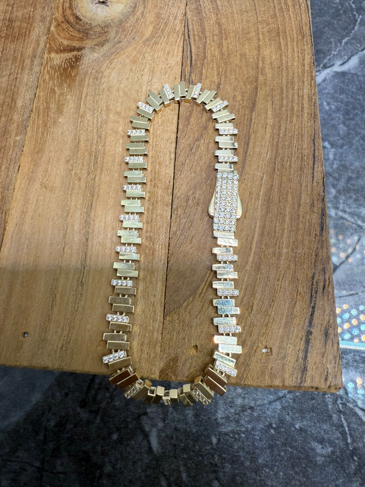 Prachtige 14 karaats gouden armband | ITALY DESIGN, Ophalen of Verzenden, Nieuw, Goud