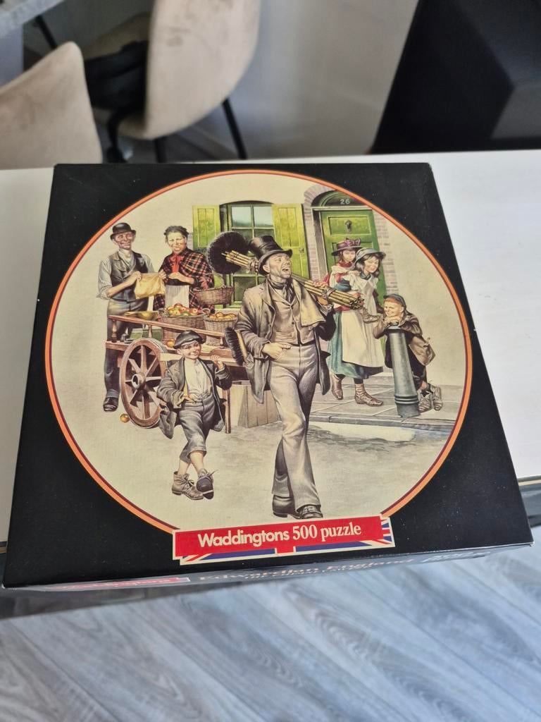 Waddingtons Edwardian England The Chimney Sweep 500 stukjes, Ophalen of Verzenden, 500 t/m 1500 stukjes, Gebruikt, Legpuzzel