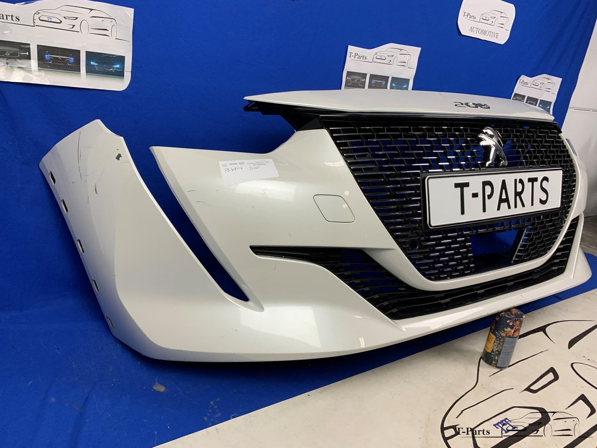 Peugeot 208 voorbumper grill bumper 2019+, Info@fabrikant.eu, Fabrikant BV, Voor, Nieuw