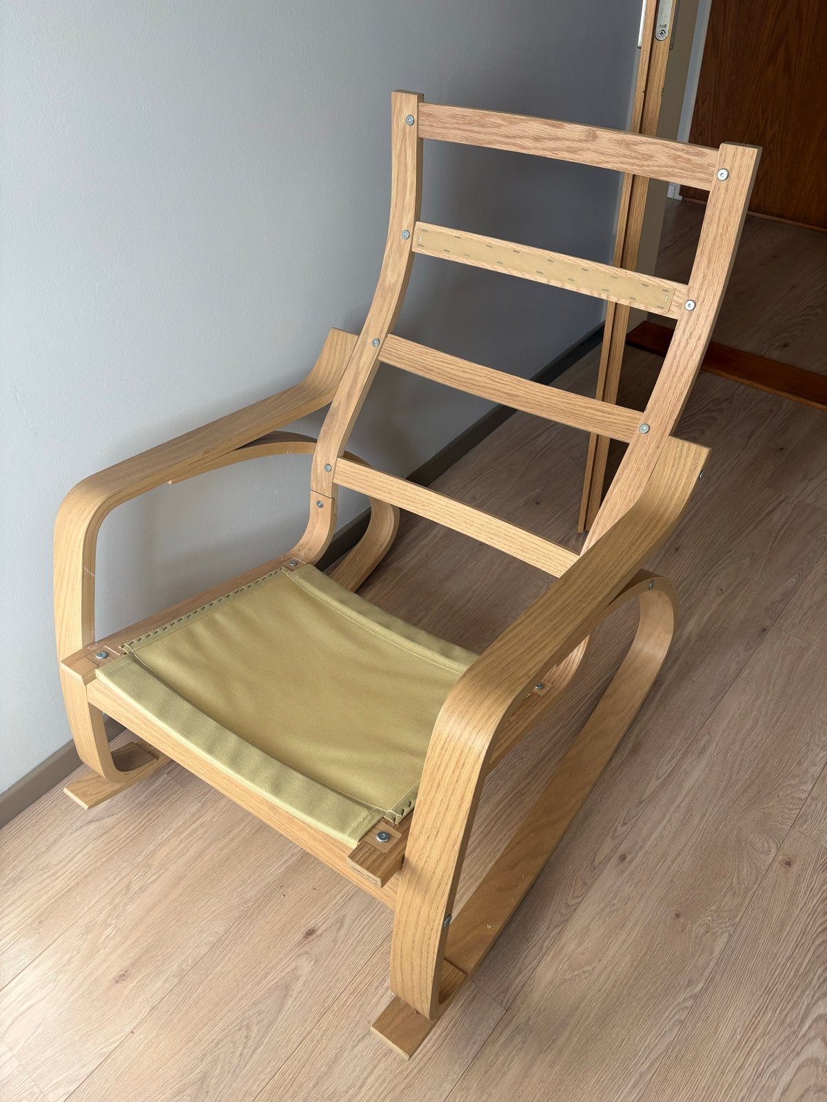 IKEA POÄNG Schommelstoel - Zonder kussen, Ophalen, Overige kleuren, Zo goed als nieuw, Eén