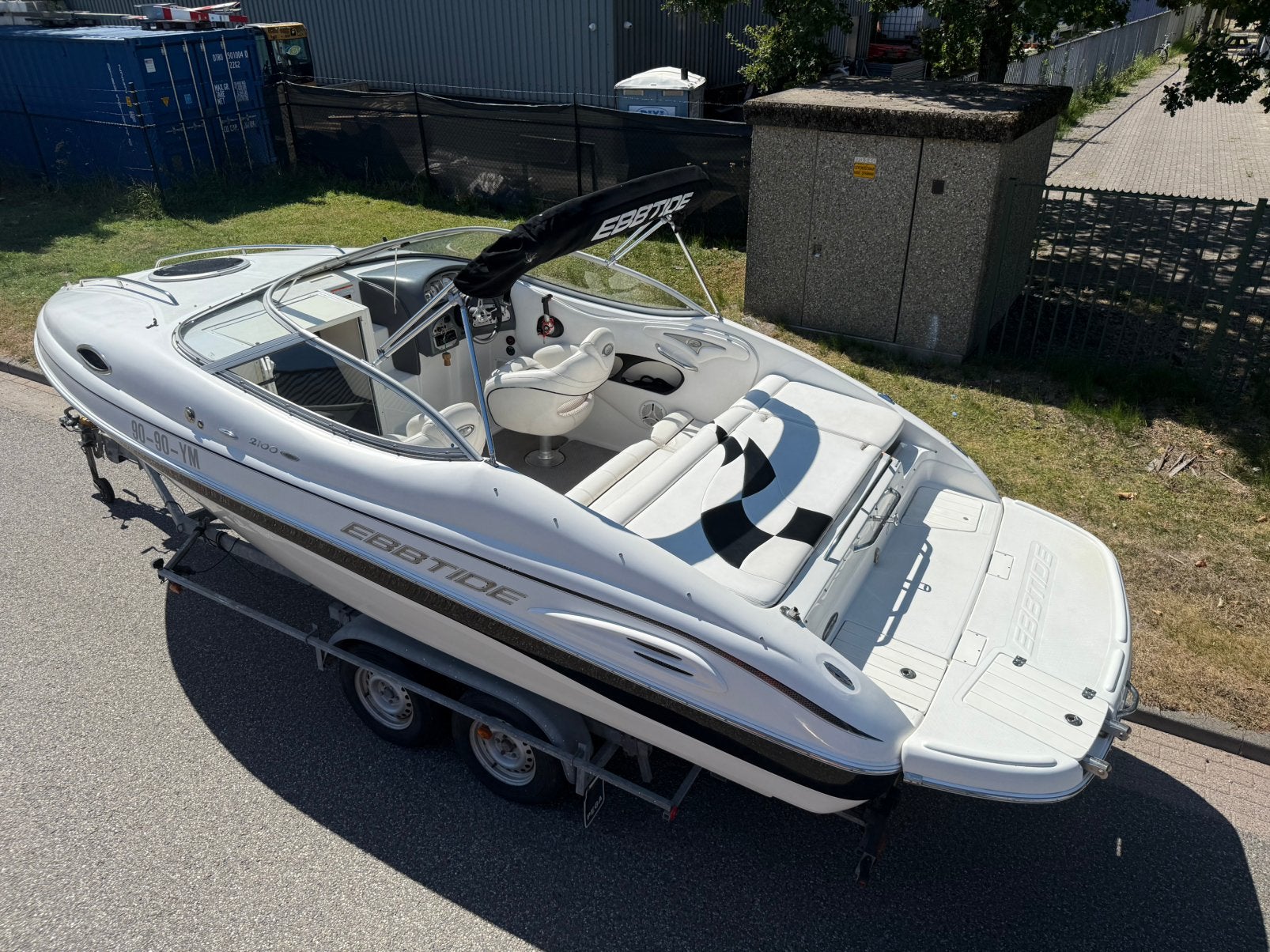 Ebbtide 2100ss cuddy - Mercruiser v8 MPI - 2008, Watersport en Boten, Ophalen, Gebruikt, Binnenboordmotor, 6 m