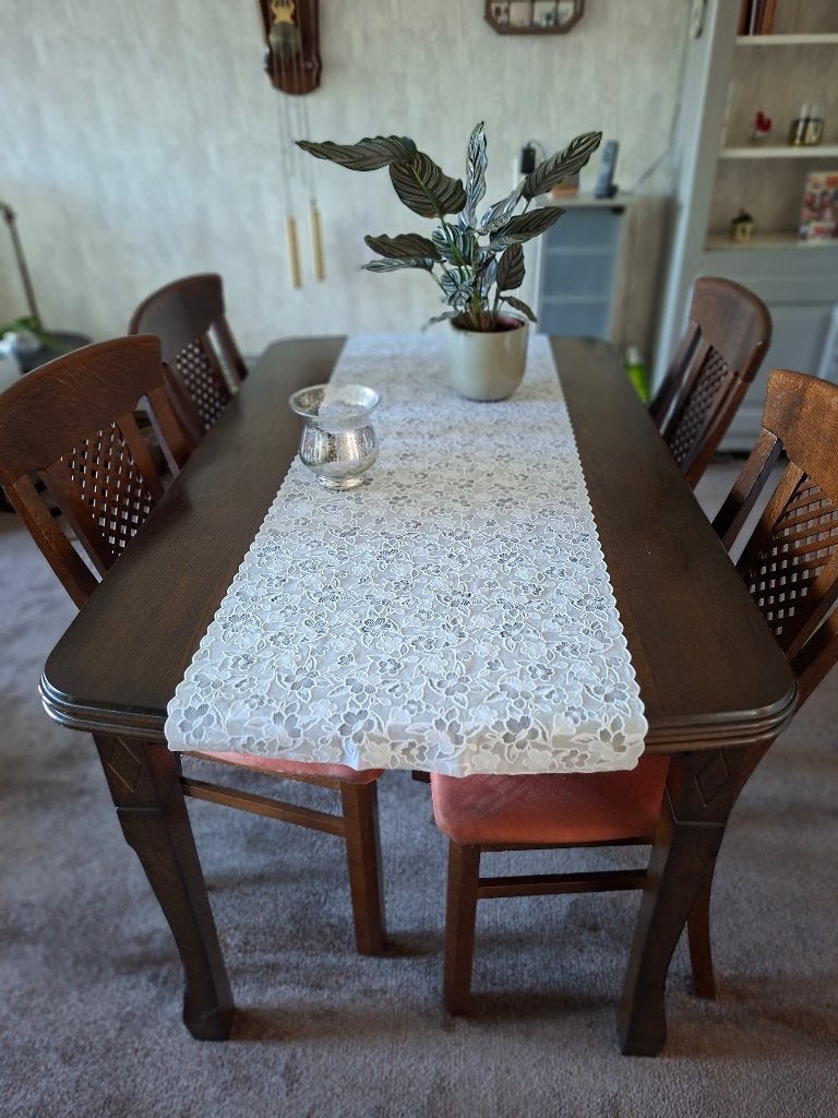 Eettafel met 4 stoelen, Ophalen, Gebruikt, 100 tot 150 cm, Eikenhout
