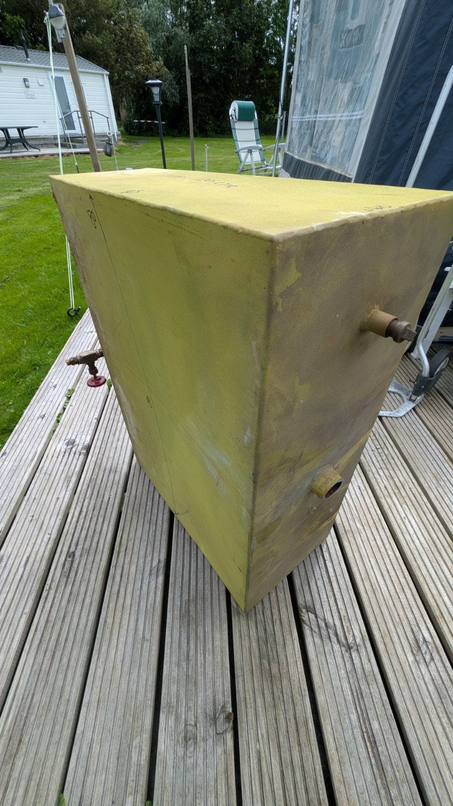 Brandstof tank Gillissen boot 120 ltr staal, Ophalen, Motor en Techniek, Motorboot