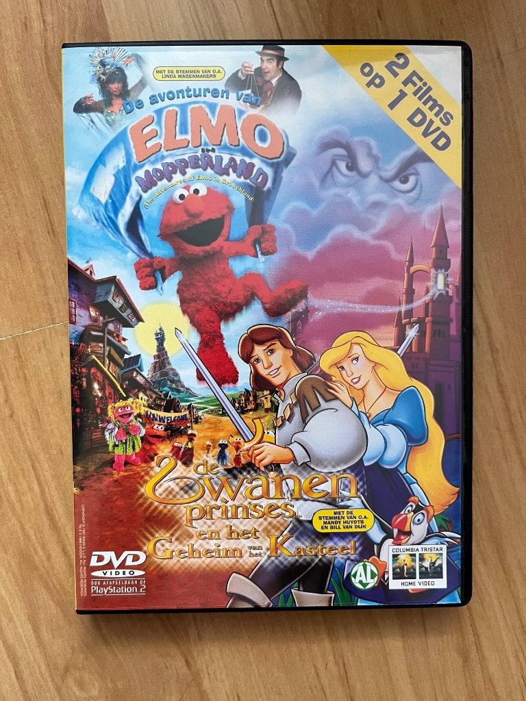 Avonturen van Elmo/Zwanenprinses, Ophalen, Gebruikt, Animatie, Nederlands