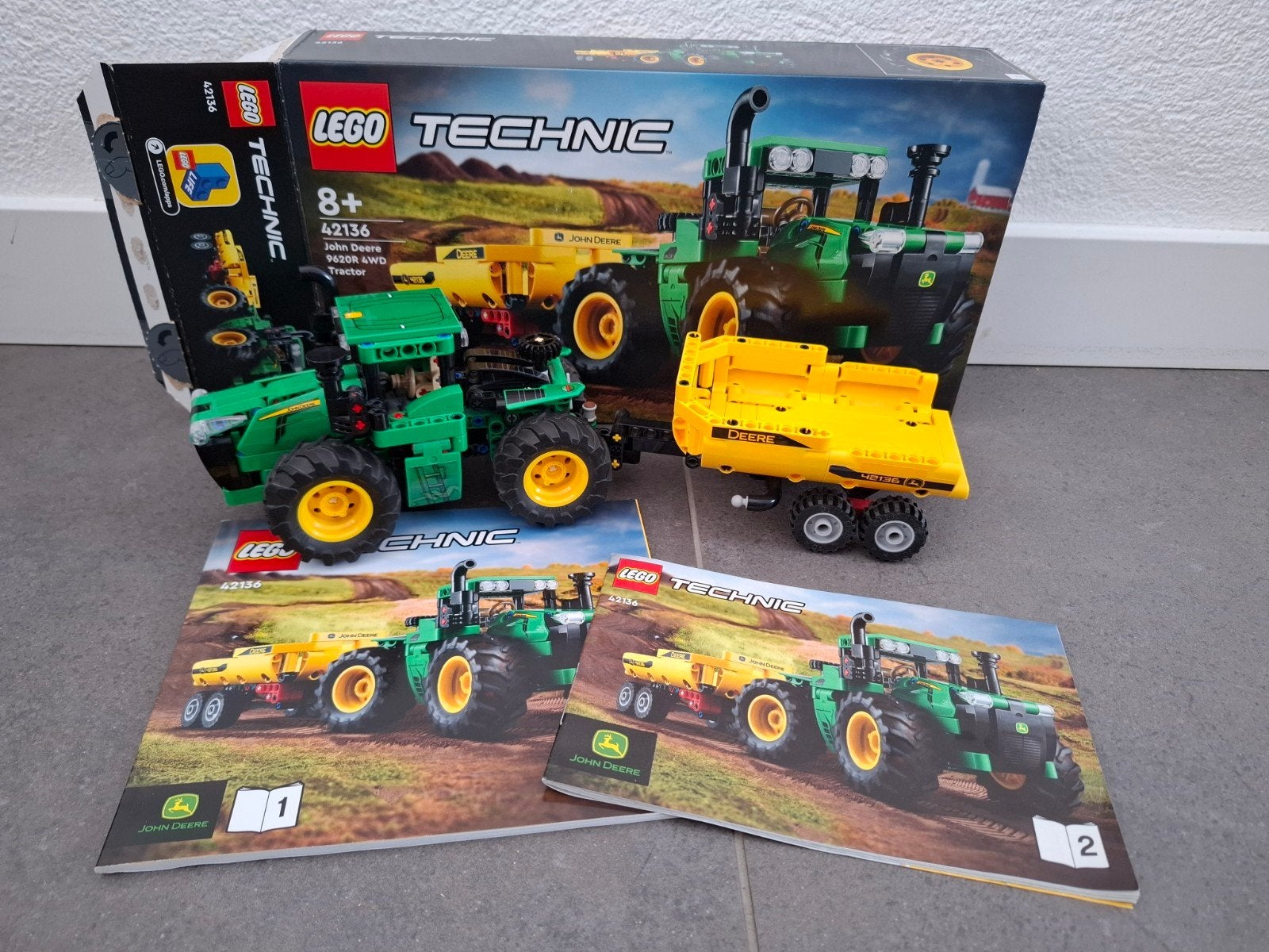 LEGO Technic John Deere 9620R 4WD Tractor (42136), Ophalen, Zo goed als nieuw, Overige merken