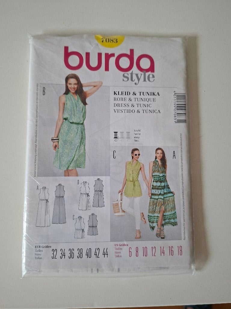 Burda naaipatroon x2, Hobby en Vrije tijd, Ophalen of Verzenden, Zo goed als nieuw, Vrouw, Burda