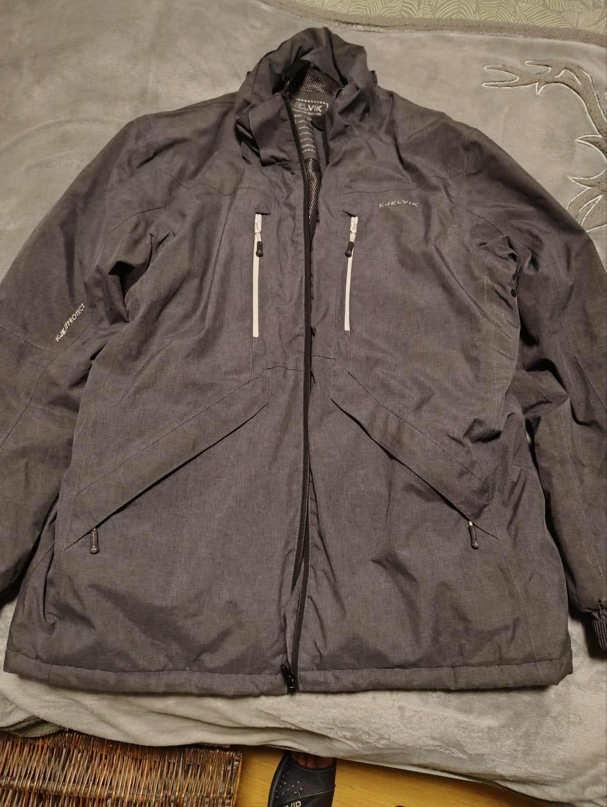 Kjelvik winterjas - Waterdicht en ademend, Kleding | Heren, Ophalen of Verzenden, Gedragen, Maat 56/58 (XL), Grijs
