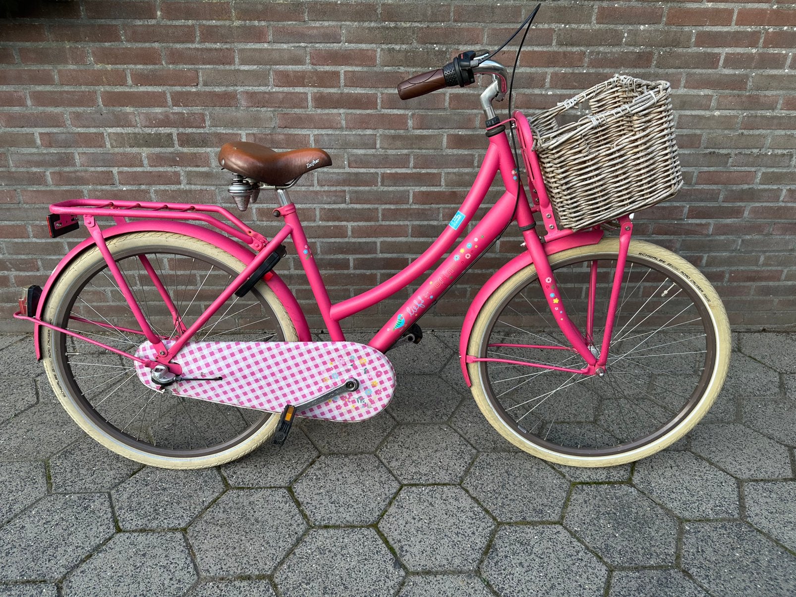 Cortina lief! Meisjesfiets 26 inch 3 versnellingen, Terugtraprem, Versnellingen, Zo goed als nieuw, Ophalen