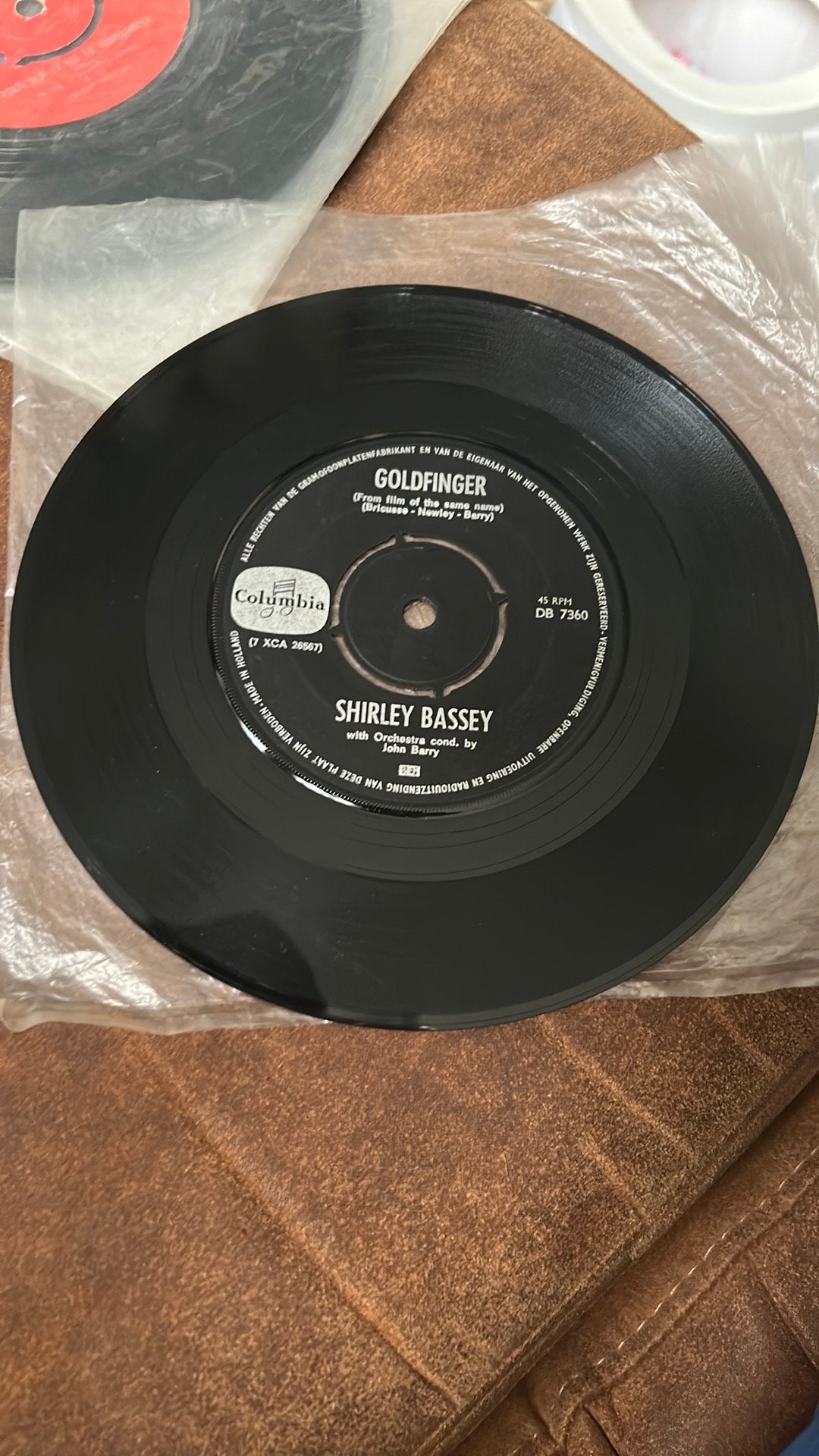 Shirley Bassey - goldfinger, Ophalen of Verzenden, Zo goed als nieuw, Overige formaten, Disco