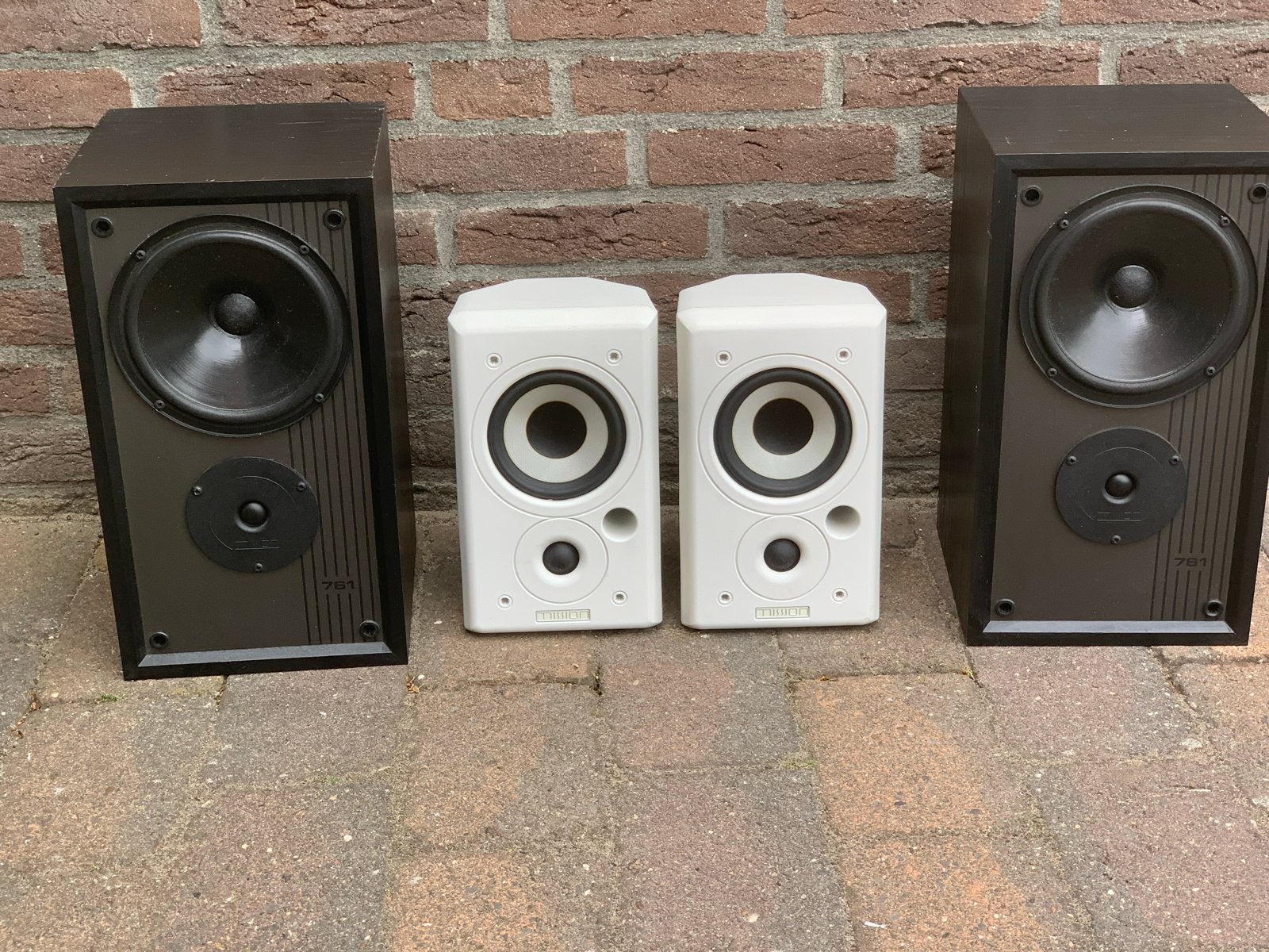 Mission Speakers: 2x 761 & 2x 70 - Uitstekende Staat, Audio, Tv en Foto, Luidsprekers, Ophalen of Verzenden, Zo goed als nieuw