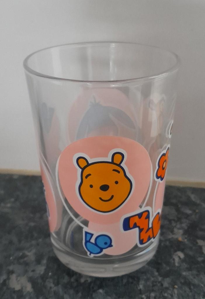 Winnie de Pooh glas, Ophalen, Winnie de Poeh of vrienden, Zo goed als nieuw, Servies