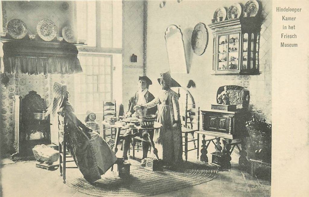 388-259-035 Hindeloopen Hindelooper Kamer, Verzenden, Voor 1920, Friesland